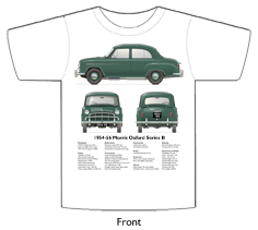 Morris Oxford Series II 1954-56 T-shirt Front